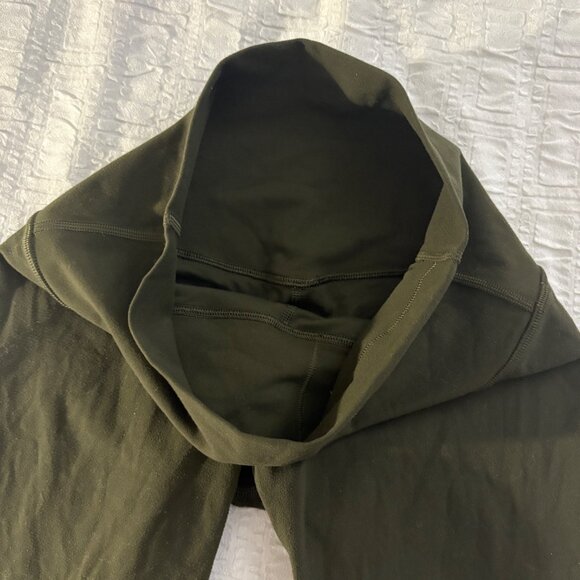 Lululemon Align High-Rise Pants 25" Dark Olive Size 4 Nulu Fabric Yoga Leggings - Picture 7 of 9